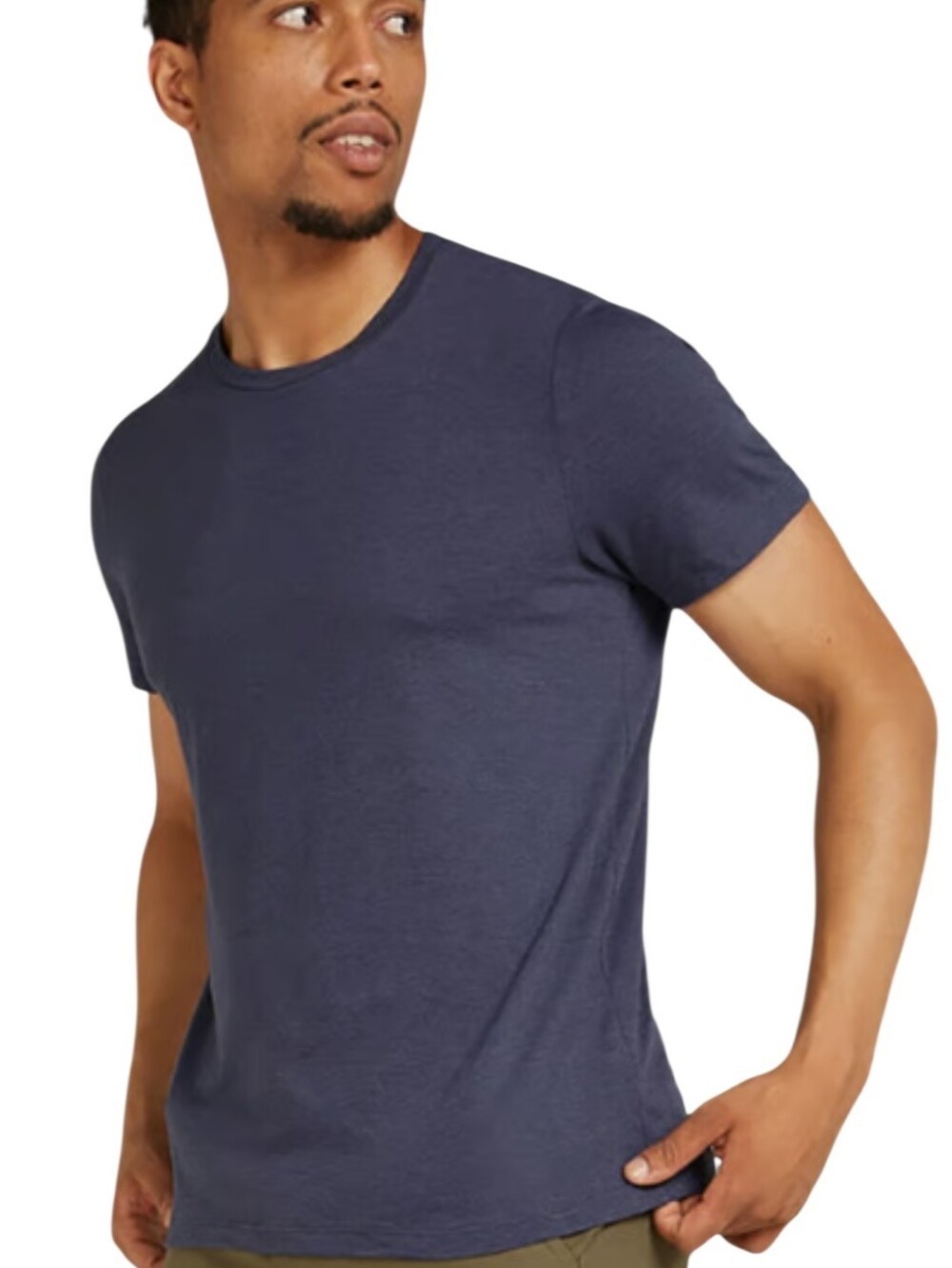 Icebreaker Merino Wool Short Sleeve T-Shirt Navy Blue